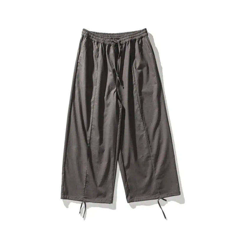 Men's Wide-Leg Japanese Pants - Suki Mirage Style-MODAUTLET
