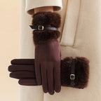 Luxurious Faux Fur Gloves for Ultimate Warmth