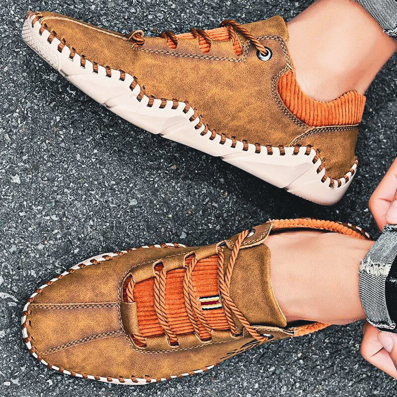 Men's Genuine Italian Leather Shoes-MODAUTLET
