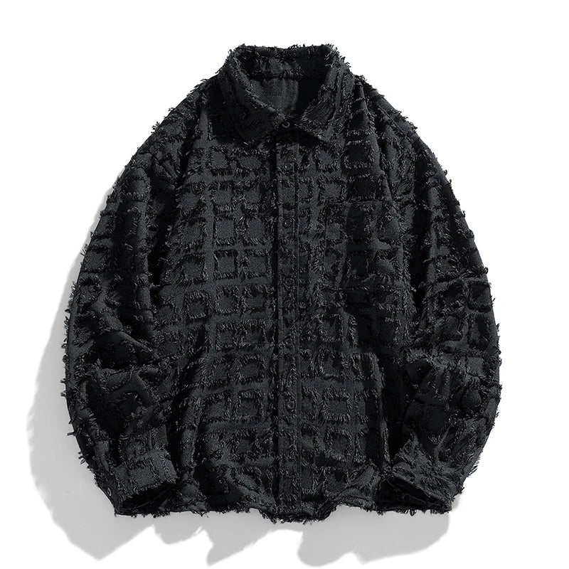 Men's Oversized Casual Jacket Black