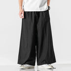 Men's Wide-Leg Japanese Pants - Suki Mirage Style