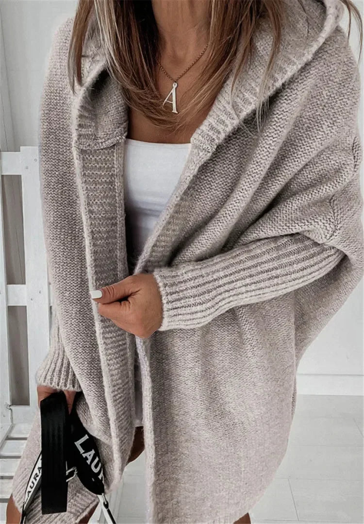 Women's Cozy Cardigan for Ultimate Comfort Silver