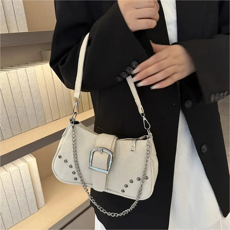 Niki | Simple Retro Underarm Bag-MODAUTLET