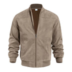Men's Suede Jacket – Stylish and Comfortable Outerwear Beige
