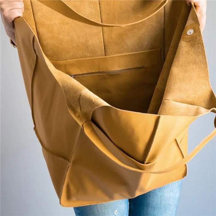 Timeless Vintage Leather Bag Classic Handbag Everyday-MODAUTLET