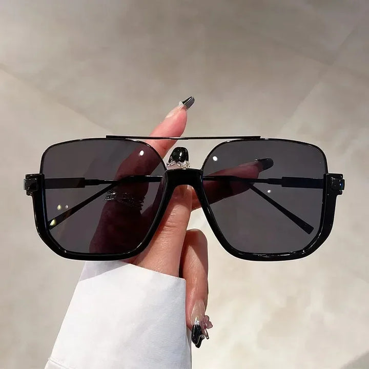Oversized Square Sunglasses UV 400 Unisex Eyewear Trendy-MODAUTLET