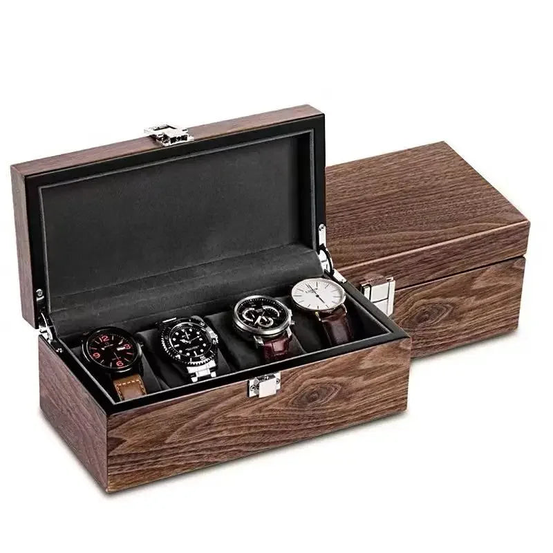 Elegant Wooden Watch Storage Box