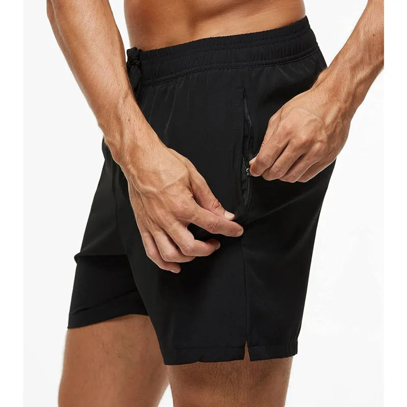 Men's Quick Dry Swim Trunks With Zipper Pockets Premium