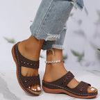 Women's Chunky Orthopedic Sandals Coffee