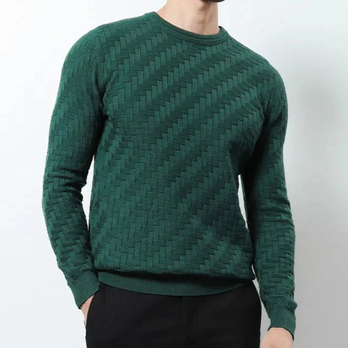 Men's Crewneck Sweatshirt - Classic Style and Comfort Green