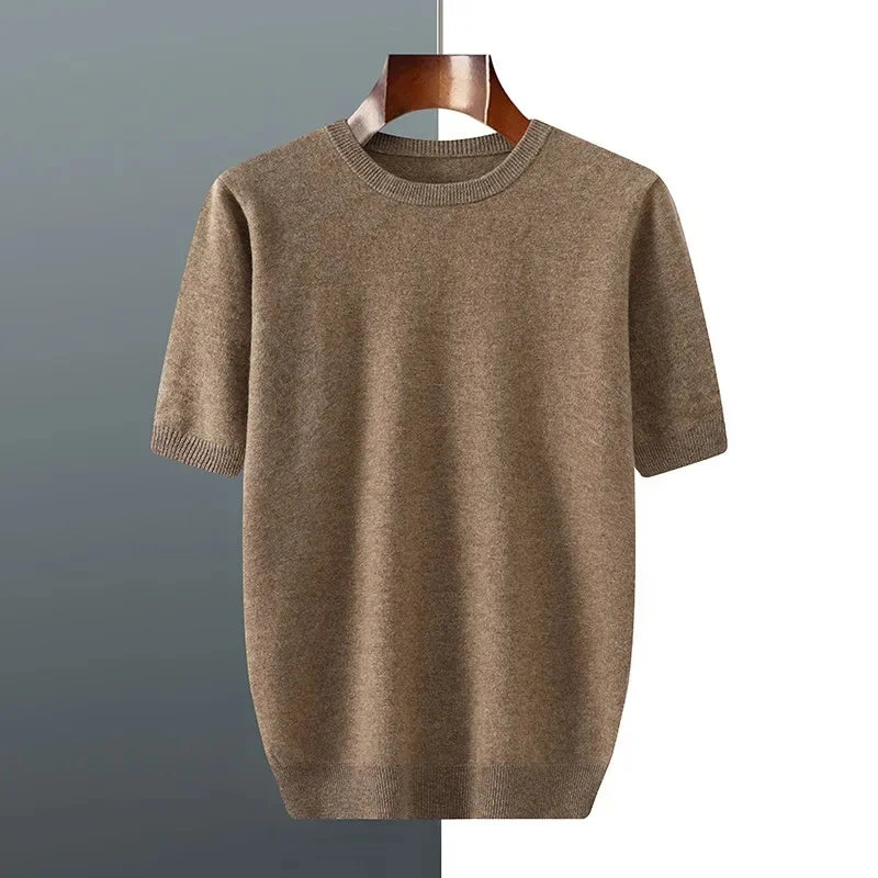 Men's Andari Knit Tee-MODAUTLET