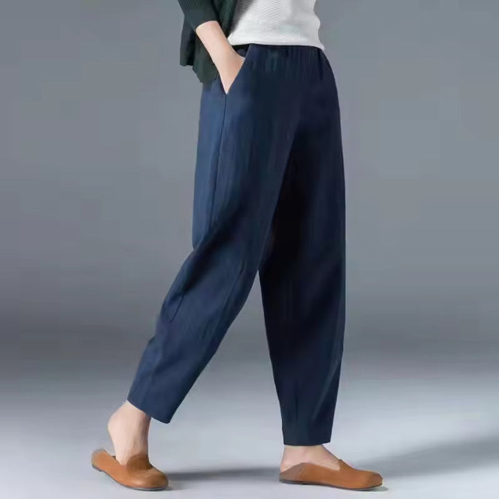 Women's Lightweight Summer Trousers-MODAUTLET