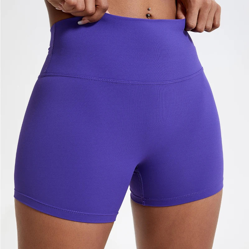 Women's Summer High Waist Buttock Lift Cycling and Workout Shorts