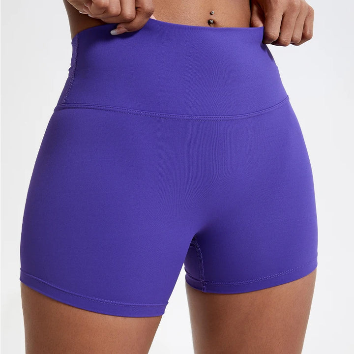 Women's Summer High Waist Buttock Lift Cycling and Workout Shorts