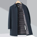 Men's Brooklyn Trench Coat Jacket Navy