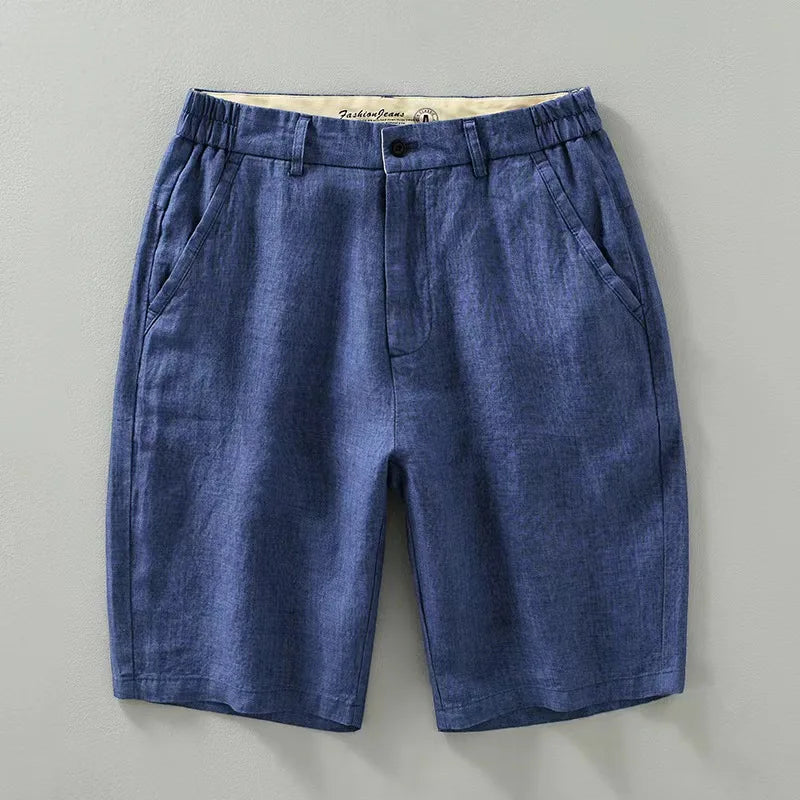 Men's Linen Napa Shorts-MODAUTLET