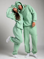 Unisex Comfy Tracksuit Set Green