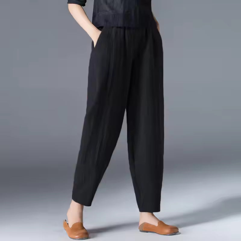 Women's Lightweight Summer Trousers-MODAUTLET