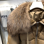 Women's Short White Duck Down Parka