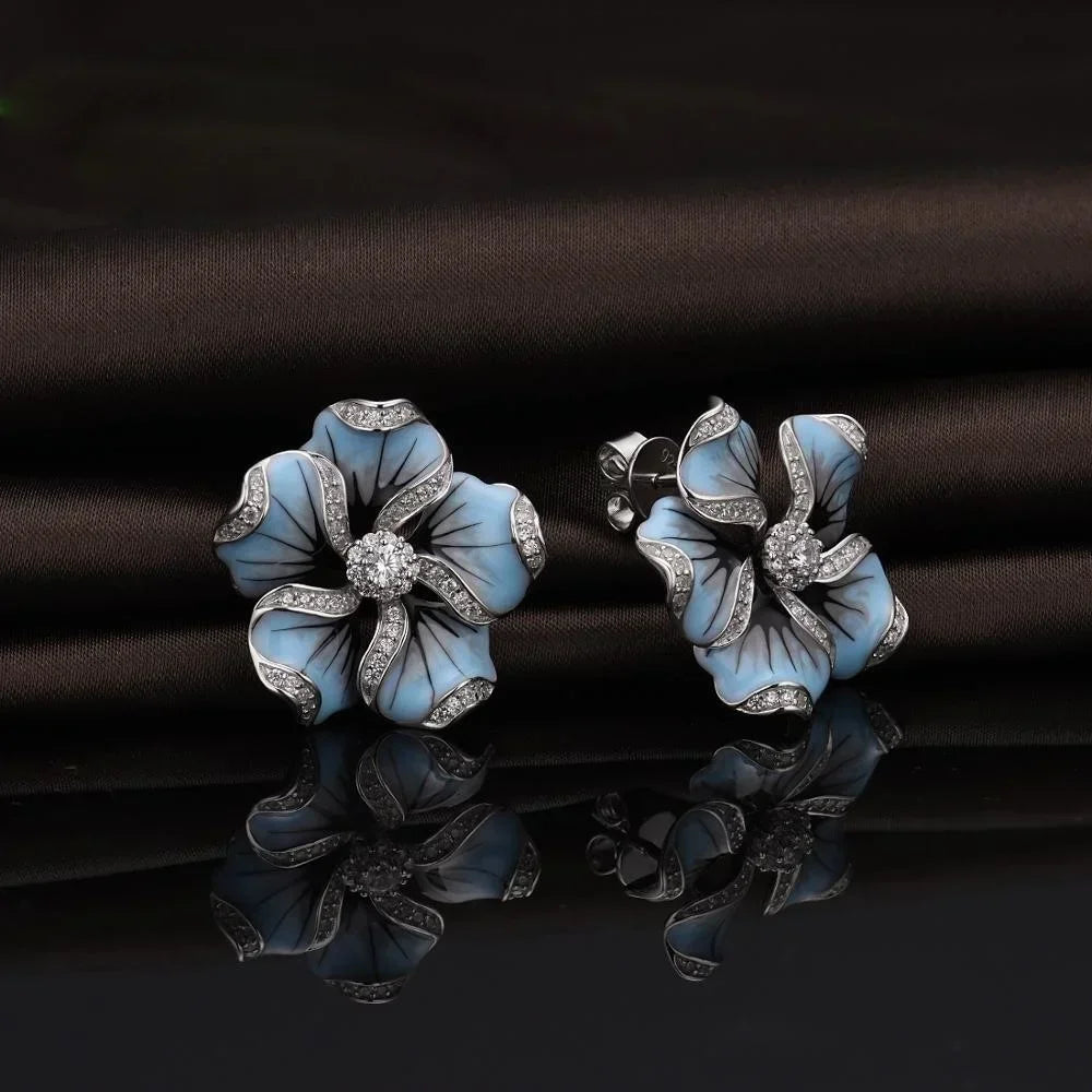 Blooming Floral Earrings - Elegant Statement Jewelry
