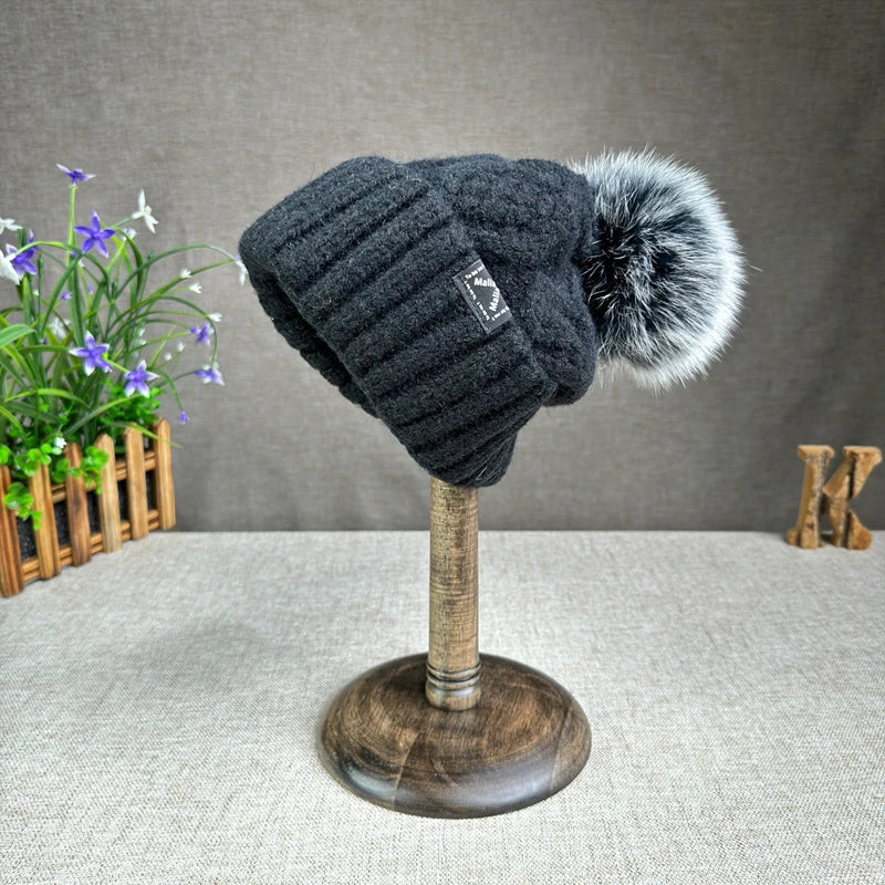 Cozy Wool Knit Beanie for Winter