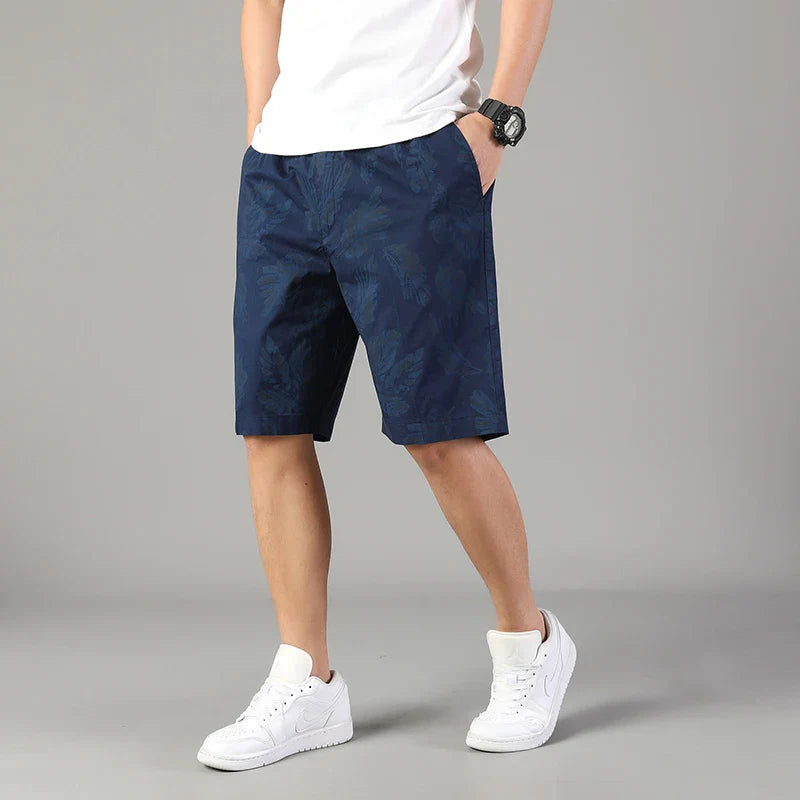 Men's Cotton Palmline Shorts - Comfortable and Stylish Summer Wear