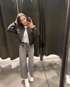 Women's Quilted Bomber Jacket