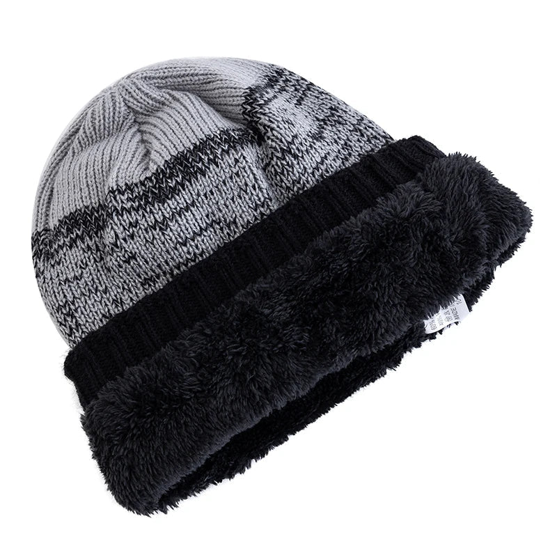Cozy Fur-Lined Slouchy Beanie for Women