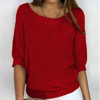 Womens's Cozy Comfort Sweater Red