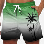 Men's 3D Coconut Tree Print Beach Shorts DK2024WF1547