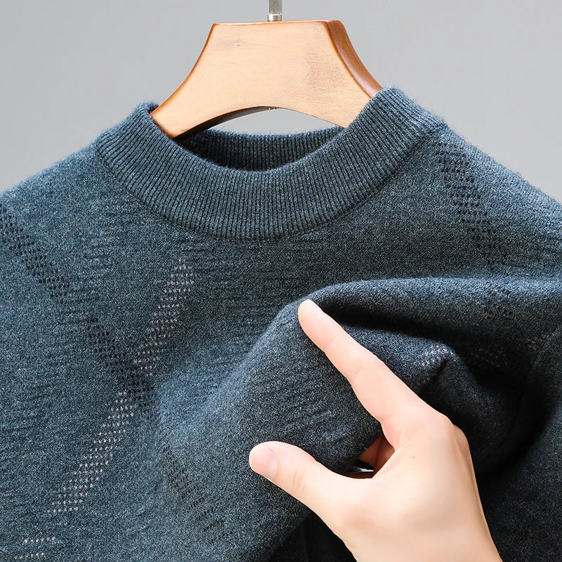 Men's Merino Wool Blend Sweater