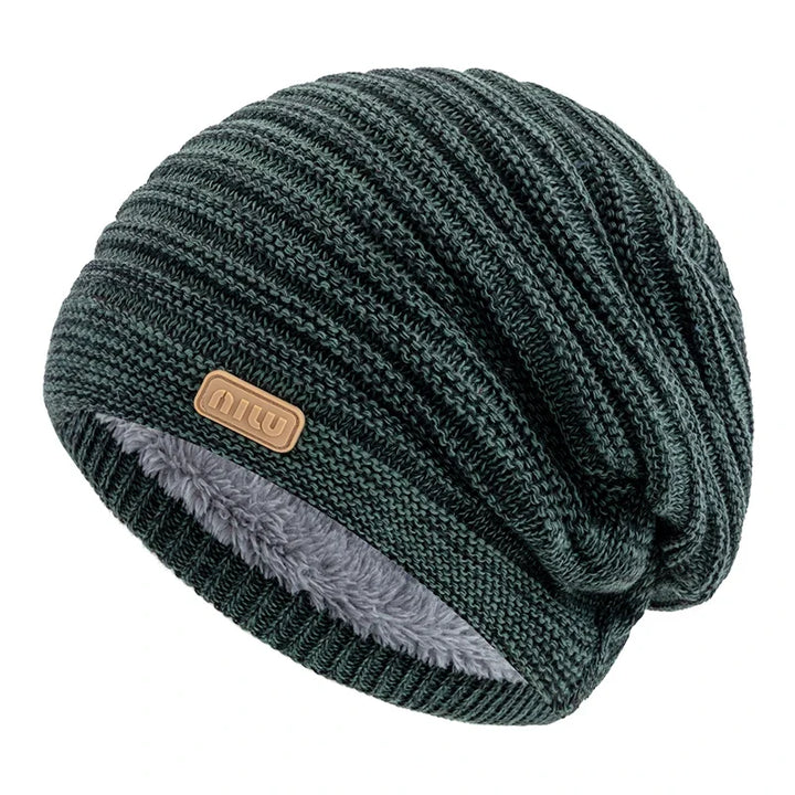 Unisex Striped Slouchy Winter Hat-MODAUTLET