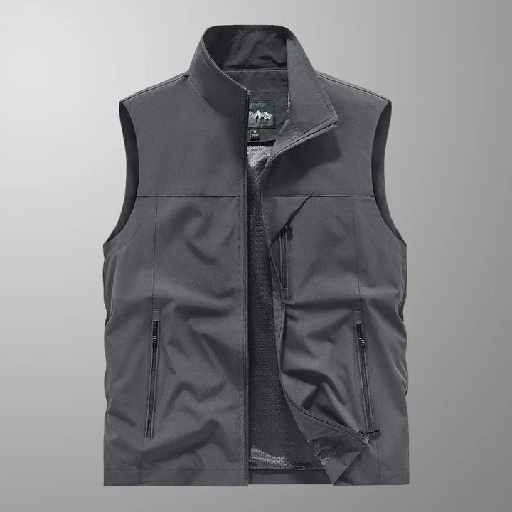 Men's Lightweight Waterproof Sleeveless Vest - Versatile Design
