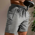 Mens Quick Dry Gym Shorts For Workout And Training Gear Grey