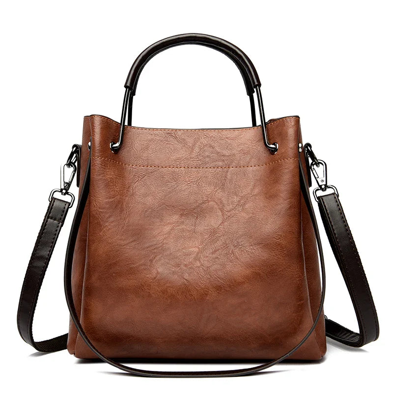 Stylish Designer-Inspired Handbag Brown