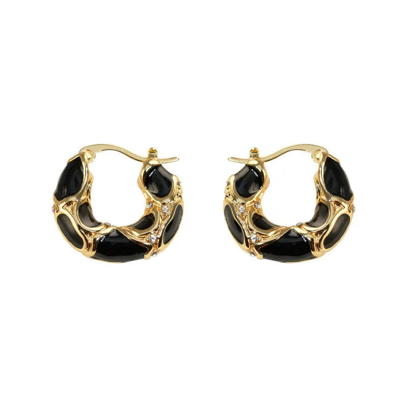 Elegant Curved Earrings - Stylish and Modern Design-MODAUTLET