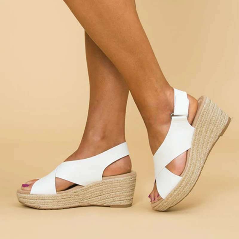 Women's Orthopedic Fashion Sandals White