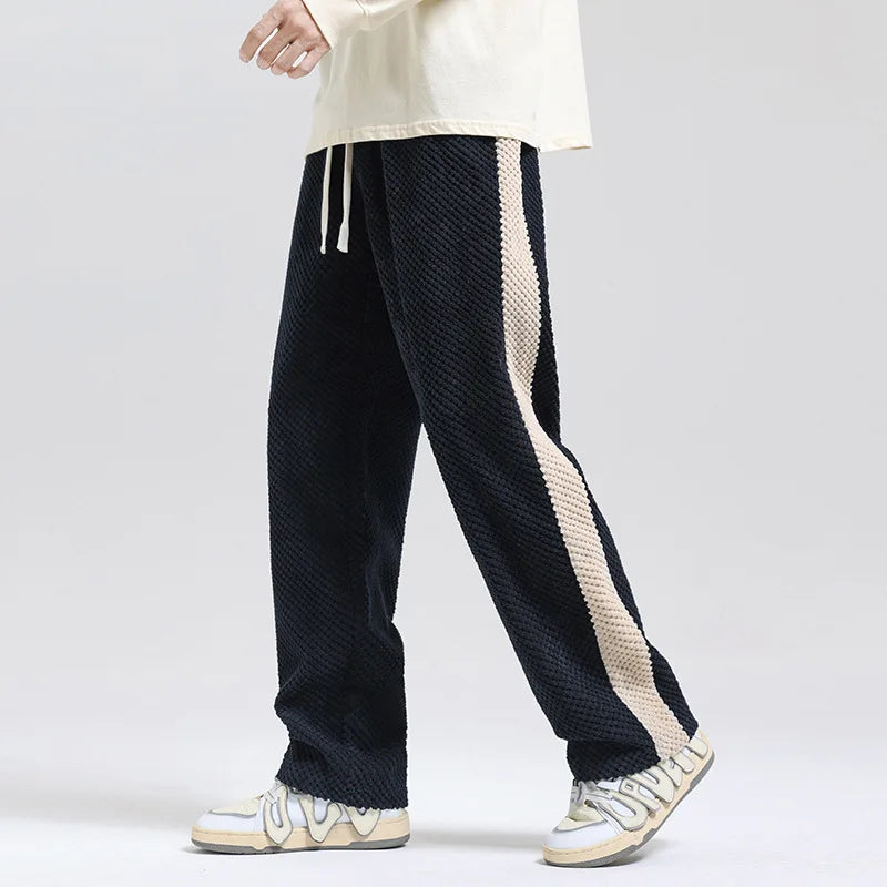 Men's Comfort Stripe Pants - Columbus Style-MODAUTLET
