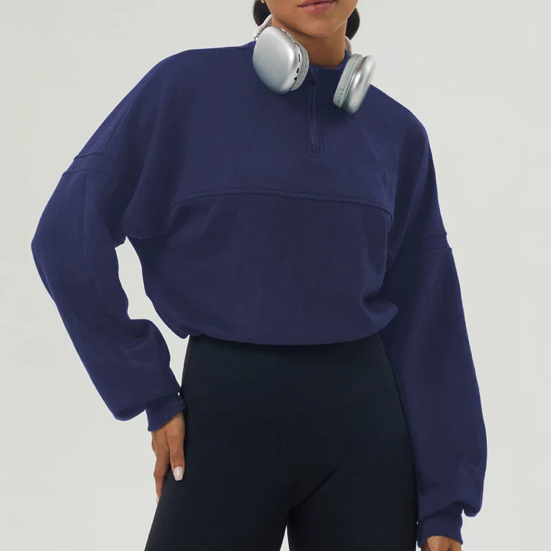 Women's Active Pullover - Comfortable and Stylish Workout Top