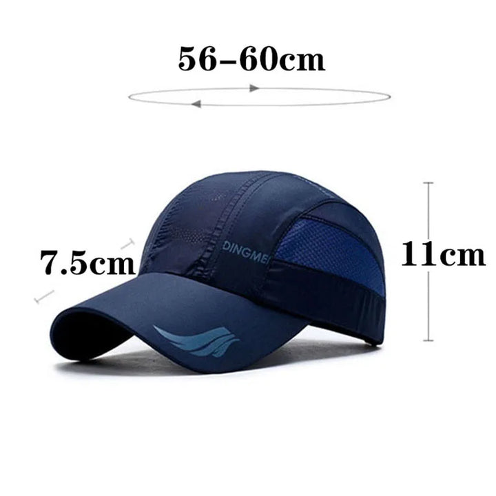 Quick‑Dry Mesh Sports Cap-MODAUTLET