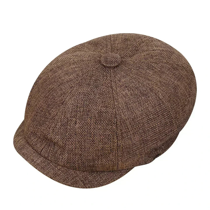Heritage Style Vintage Tweed Flat Cap – Unisex Peaky Blinders Inspired-MODAUTLET