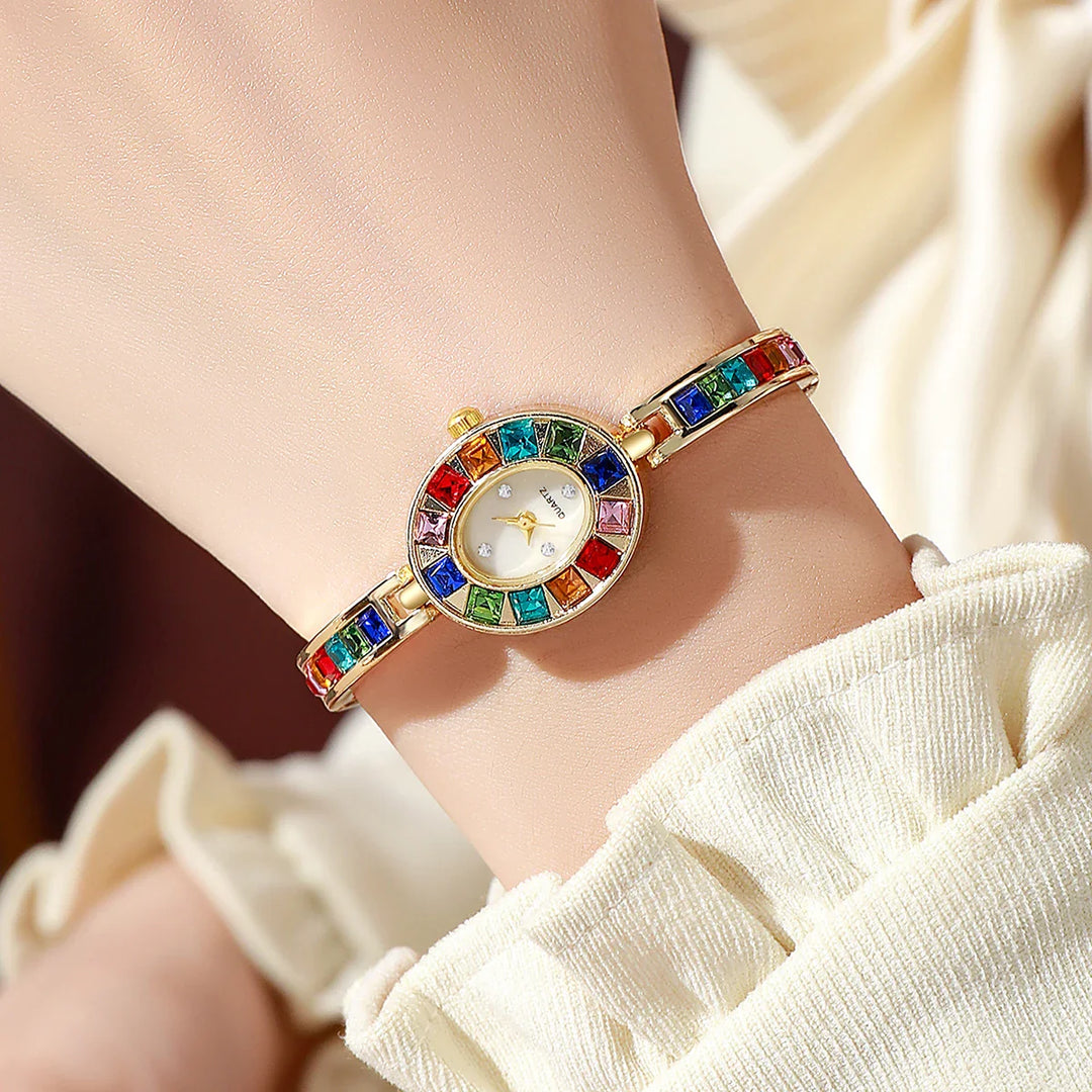 Elegant Gemstone Timepiece-MODAUTLET