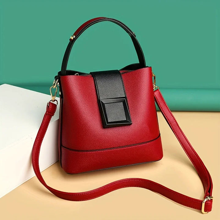 Pebbled Arc Handbag - Stylish and Versatile-MODAUTLET