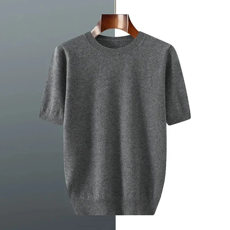 Men's Andari Knit Tee Grey