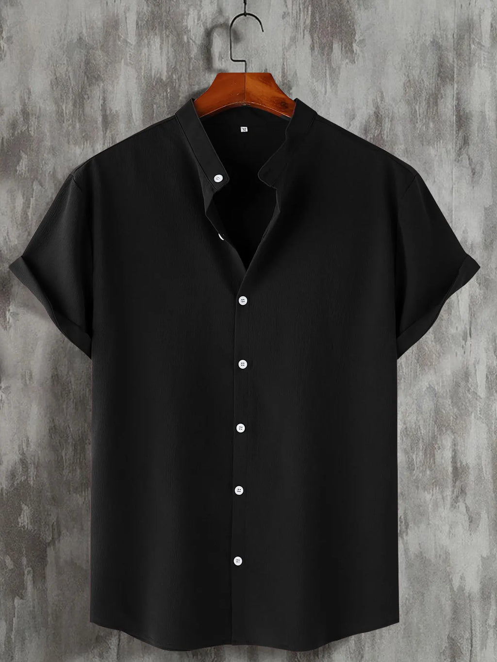 Owen | Casual Beach Shirt Black