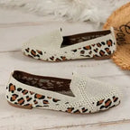 Women's Cool Orthopedic Moccasin Shoes Leopard