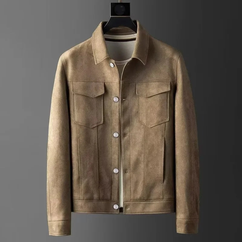 Men's Suede Jacket – Stylish and Comfortable Outerwear Brown