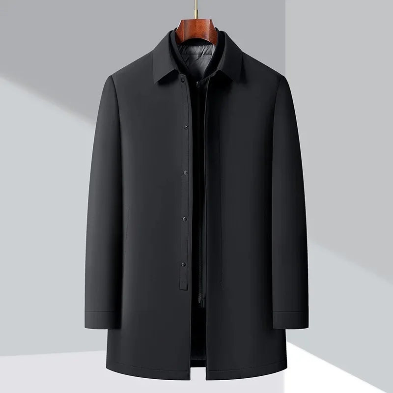 Men's Classic Kennington Trench Coat Jacket