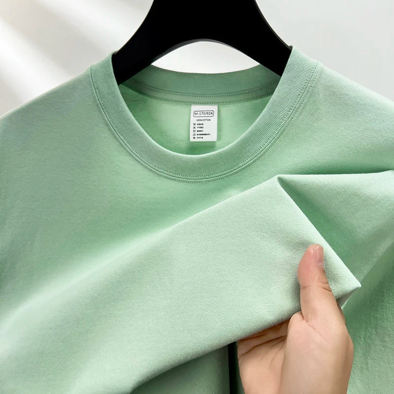 Herre blød afslappet T-shirt | Kortærmet