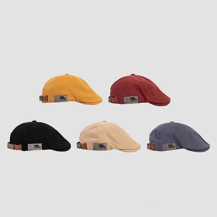 Vintage Cotton Ivy Flat Cap – Unisex Adjustable-MODAUTLET